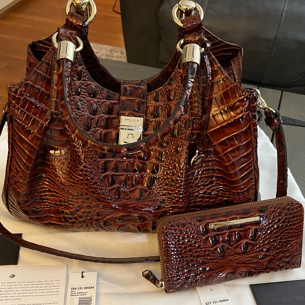 SPECIAL ❤️ BRAHMIN ELISA HANDBAG WITH MATCHING WALLET